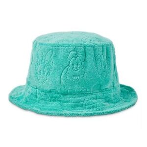 Disney Parks Mickey Mouse & Friends Terry Cloth Bucket Hat for Adults-Green-NWT